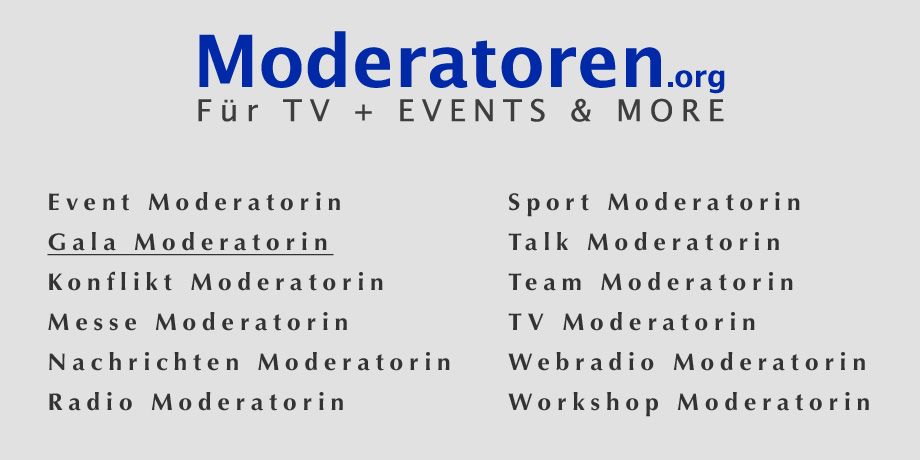 Gala Moderatorin