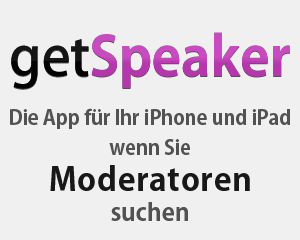 Moderatoren finden iPhone und iPad App getSpeaker®