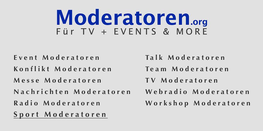 Sport Moderator Sport Moderator