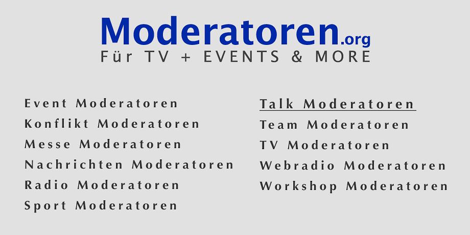Talk Moderator Talk Moderator