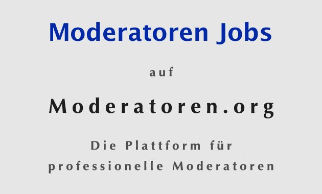 Moderatoren Jobs