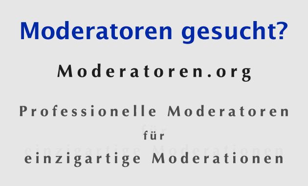 Moderatoren gesucht