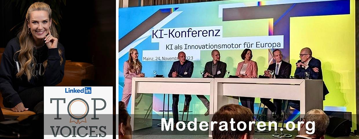 KI-Moderatorin, Künstliche Inteligenz Christiane Stein - Moderatoren.org