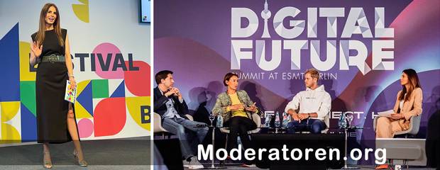 KI-Moderatorin Claudia Bechstein - Moderatoren.org