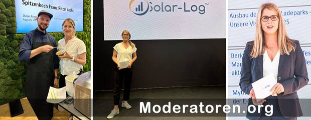 Messemoderatorin Janine Utsch Moderatoren.org