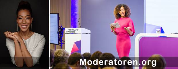 profi-Moderatorin Jennifer Sarah Boone Moderatoren.org