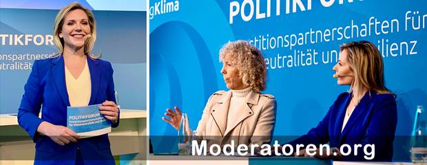 Politik-Moderatorin Sandra Pabst - Moderatoren.org